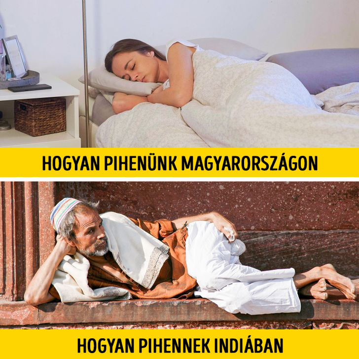 India emberek pihenes
