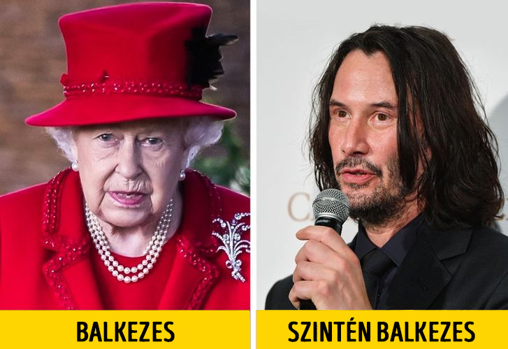Balkezes emberek hírességek