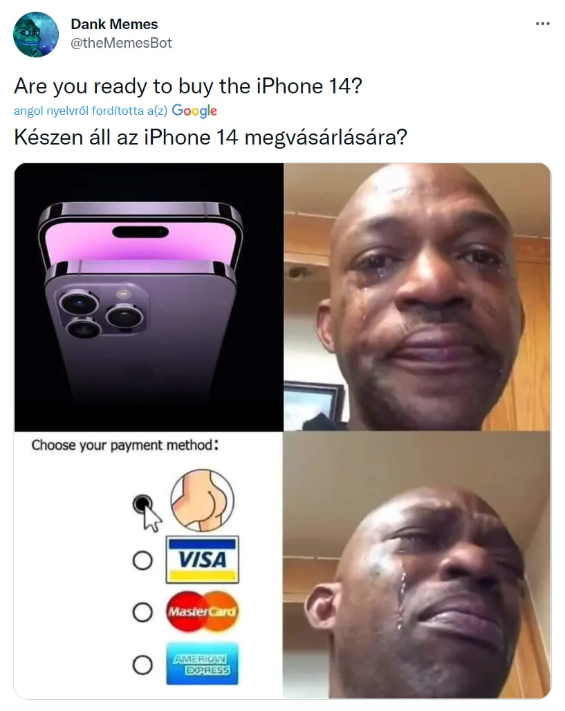 iPhone 14 vásárlás