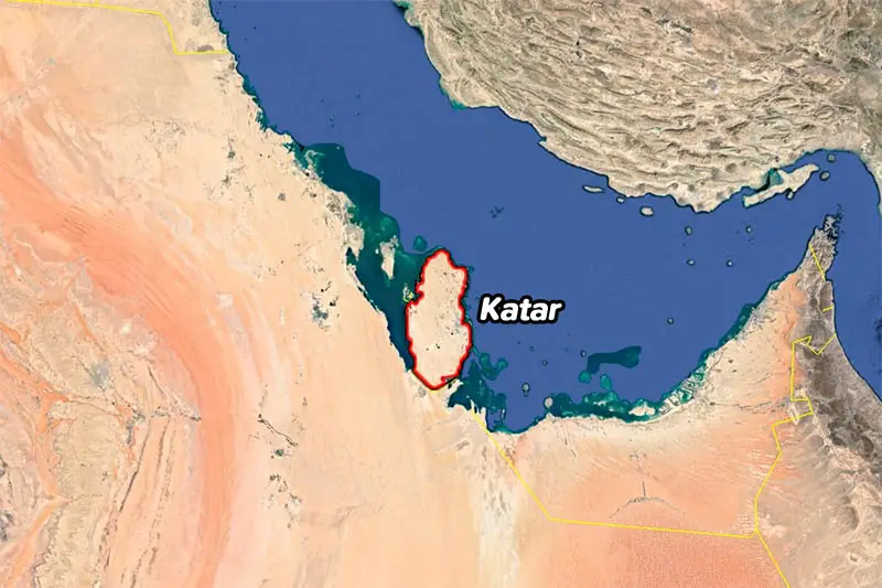 Katar térkép
