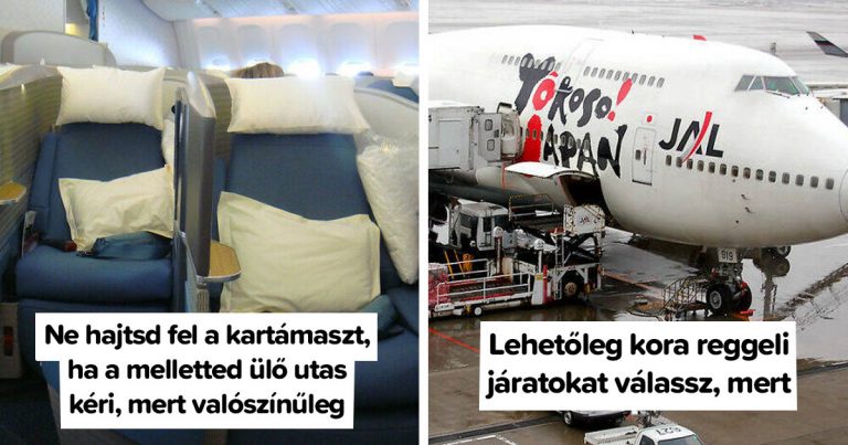 Az internetezők 14 tippet osztottak meg azokkal, akik a közeljövőben repülővel készülnek utazni