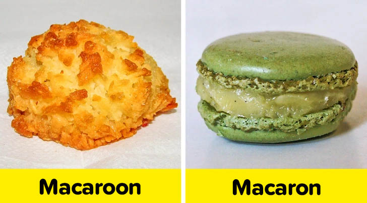 Macaroon vs macaron