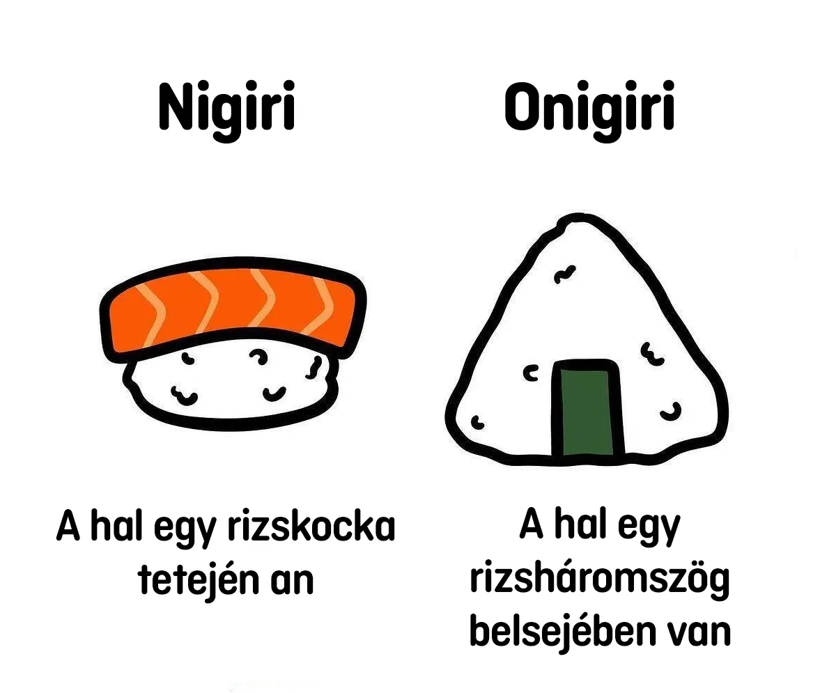 Nigiri vs onigiri
