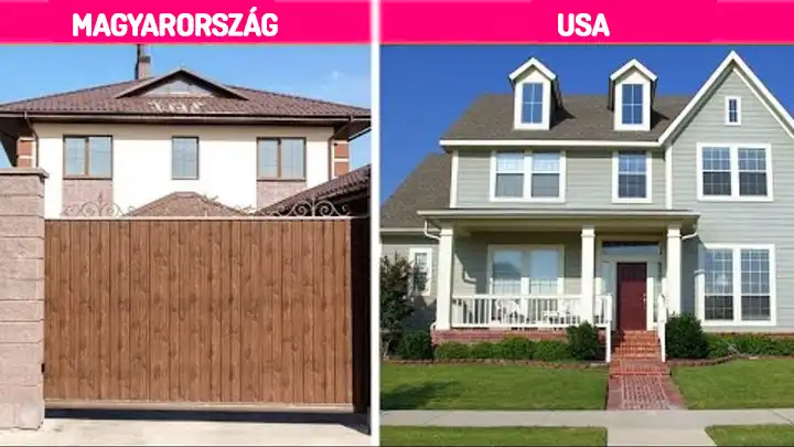 amerikai házak, bejárati ajtó, biztonság, bűnözés, fegyvertartás, jog, kerítés, lakópark, önvédelem, usa