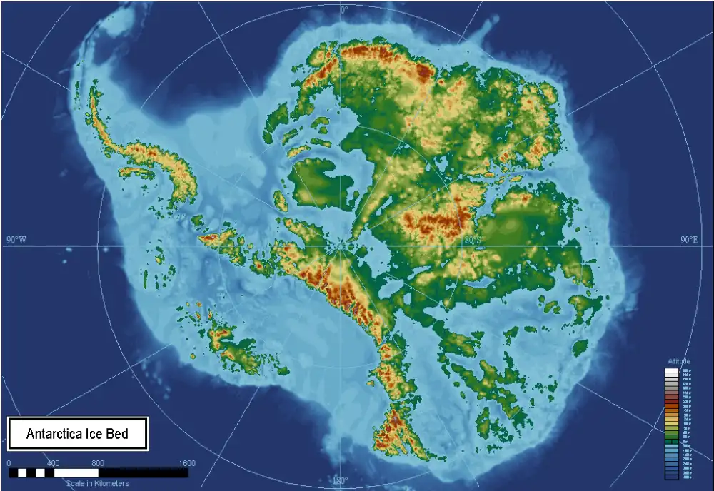 Hogyan nézne ki az Antarktisz a kilométeres jégréteg nélkül? A tudósok bemutatták a pontosított térképet Antarktisz, Antarktisz geológiája, Bedmap3, Bentley-árok, galéria, jég alatti kontinens, jégolvadás, klímaváltozás, tengerszint-emelkedés, Transzantarktiszi-hegység, Vosztok-tó