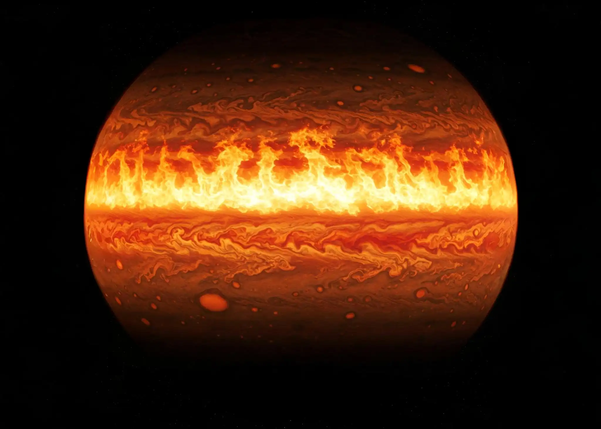 Mi történik, ha gyufát gyújtasz a Jupiteren? bolygó, csillagászat, Égés, Gázóriás, Hidrogén, Jupiter, kémia, oxigén, Űrkutatás