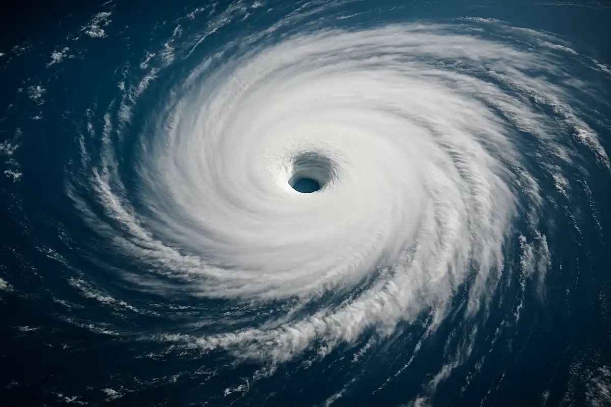 A vihar szeme: Mi történik a hurrikánokban, és miért olyan nyugodtak a középpontjaik? bolygók, hurrikán, időjárás, katasztrófa, légkör, meteorológia, szél, természet, vihar, Viharszem