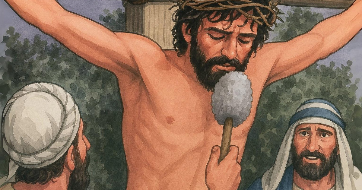 Miért itatták ecettel Jézust a keresztre feszítéskor? Biblia, Ecet, Evangélium, Golgota, Irgalom, Jézus, Keresztrefeszítés, Róma, szenvedés, szimbólum
