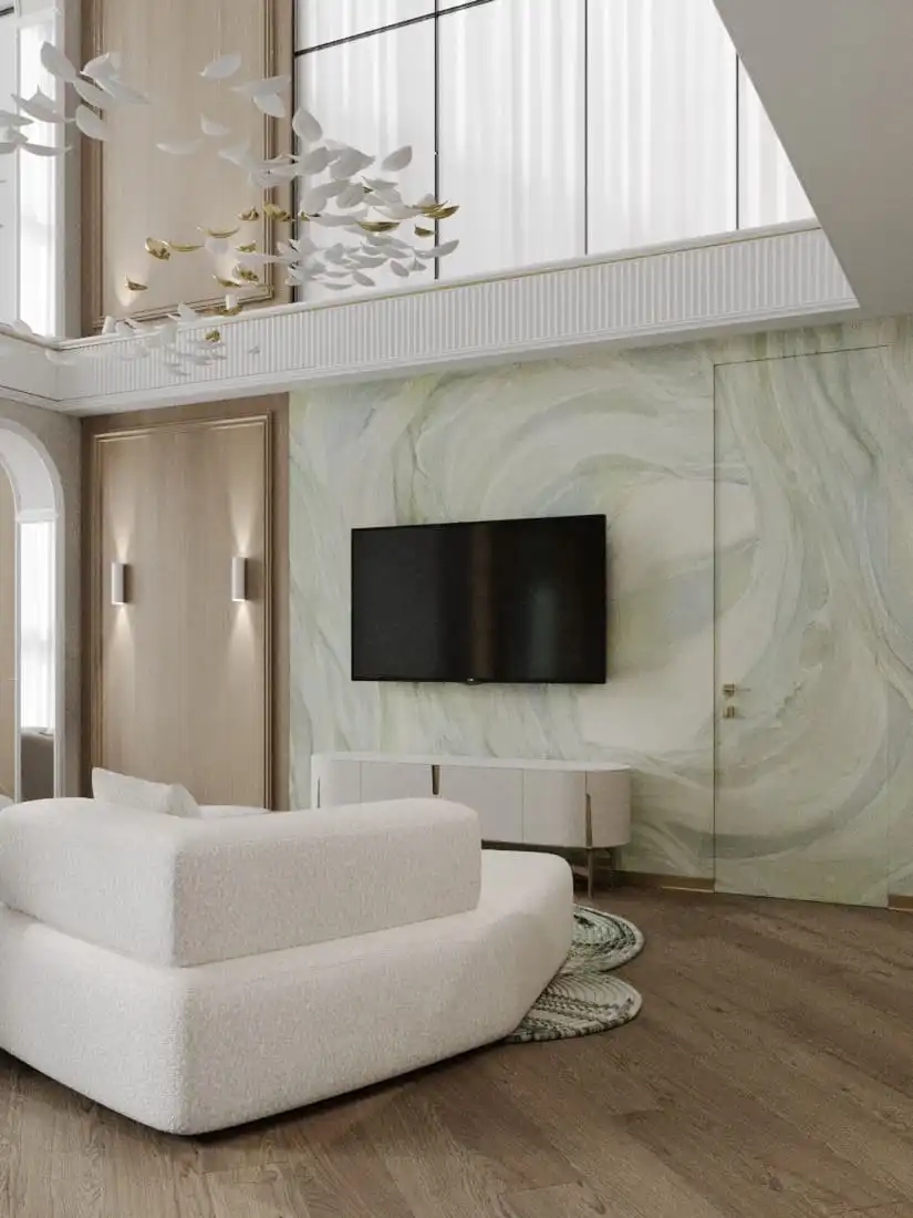 Penthouse lakás nagycsaládosoknak modern stílusban: ilyen belső teret még soha nem láttál! design, enteriőr, harmónia, inspiráció, kényelem, lakberendezés, luxus, modern, otthon, stílus