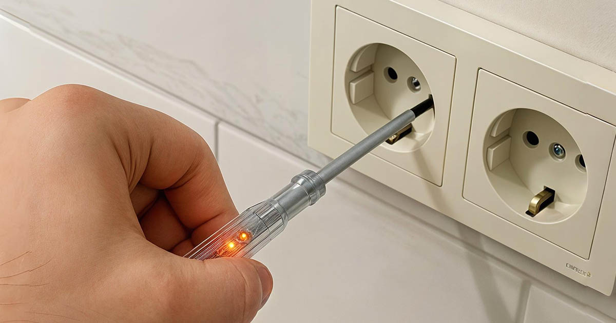 Hogyan használd a fázisceruzát: fázis, nullvezető és vezetékek keresése biztonság, elektromosság, Ezermester, Fázisceruza, feszültség, galéria, konnektor, Mérés, szerszám, Vezeték, villanyszerelés