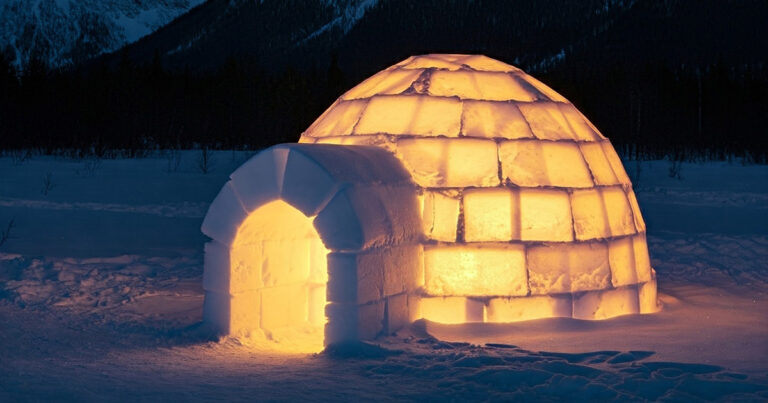 Miért nem olvadnak el az eszkimó igluk akkor sem, ha +20 fok van odabent?