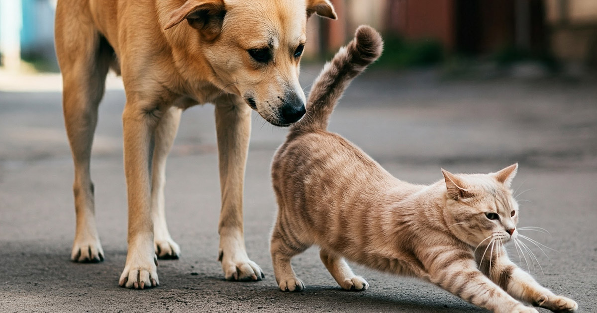 Teherbe eshet egy macska egy kutyától? Tudományos magyarázat