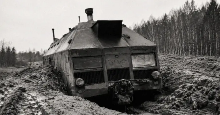 Redut – egy mobil bunker, amely a föld alá ásta magát