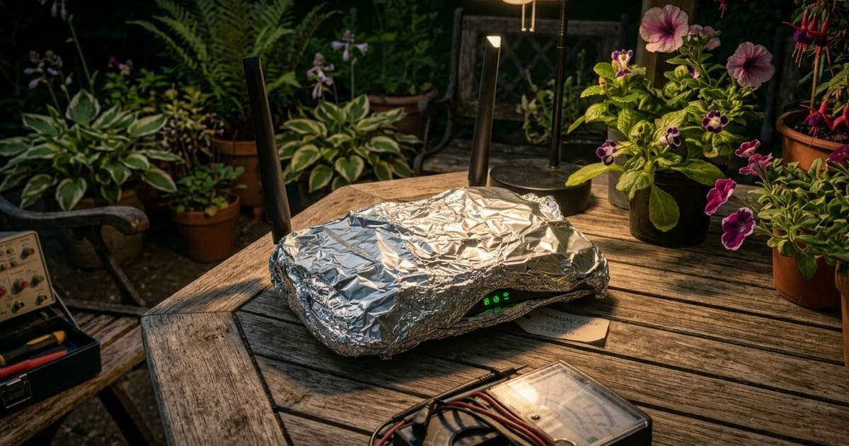 Miért tekerik alufóliába a Wi-Fi routereiket az emberek?