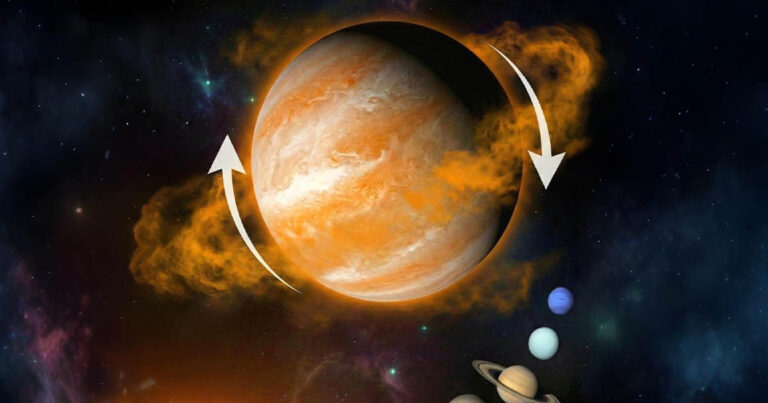 Miért forog visszafelé a Vénusz?