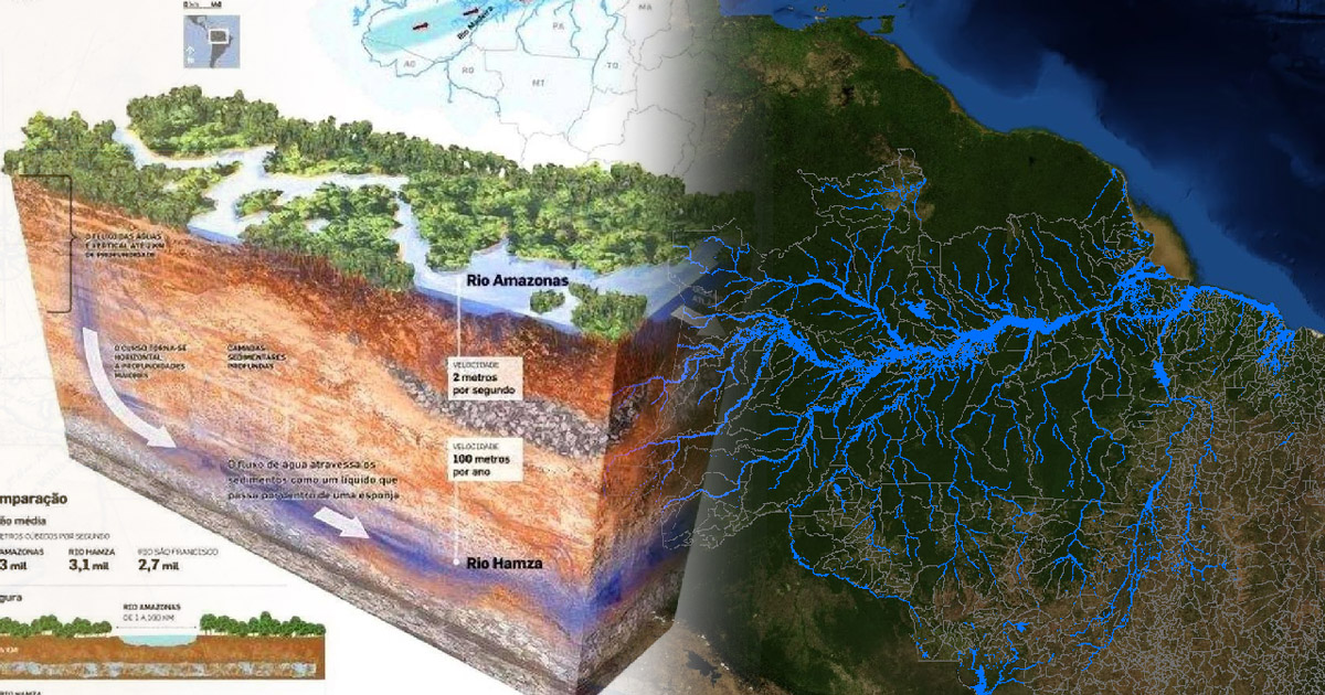 A kutatók egy földalatti „folyót” találtak az Amazonas alatt 4 km mélyen: mi is ez valójában