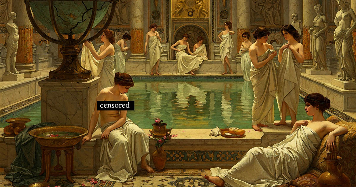 Miért hallatszott mindig hangos sikoly az ókori Róma nyilvános fürdőiben?