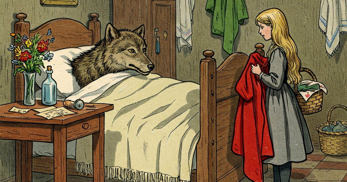 A „Piroska és a farkas” eredeti története, amitől a gyerekeknek sokszor rémálmaik voltak