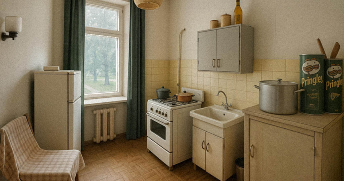 Ebben a lakásban 35 éve nem élt senki. A Szovjetunió óta minden a helyén maradt
