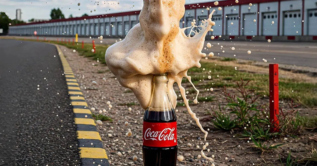 Miért okoz gejzírt, ha Mentost ejtünk egy kólásüvegbe?