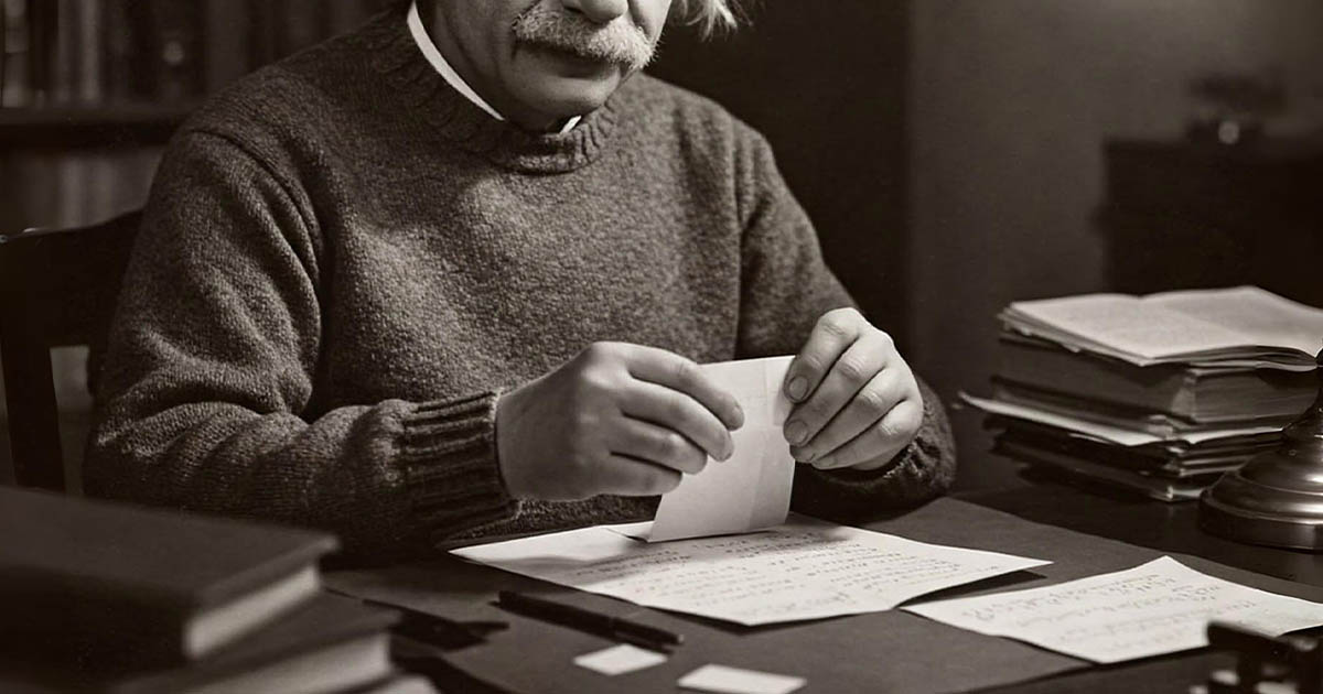 Miért csak 7-szer lehet félbehajtani a papírt?