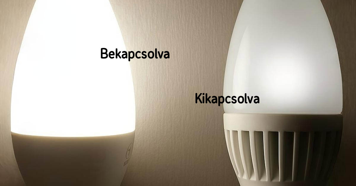Miért világít a LED lámpa kikapcsolás után?