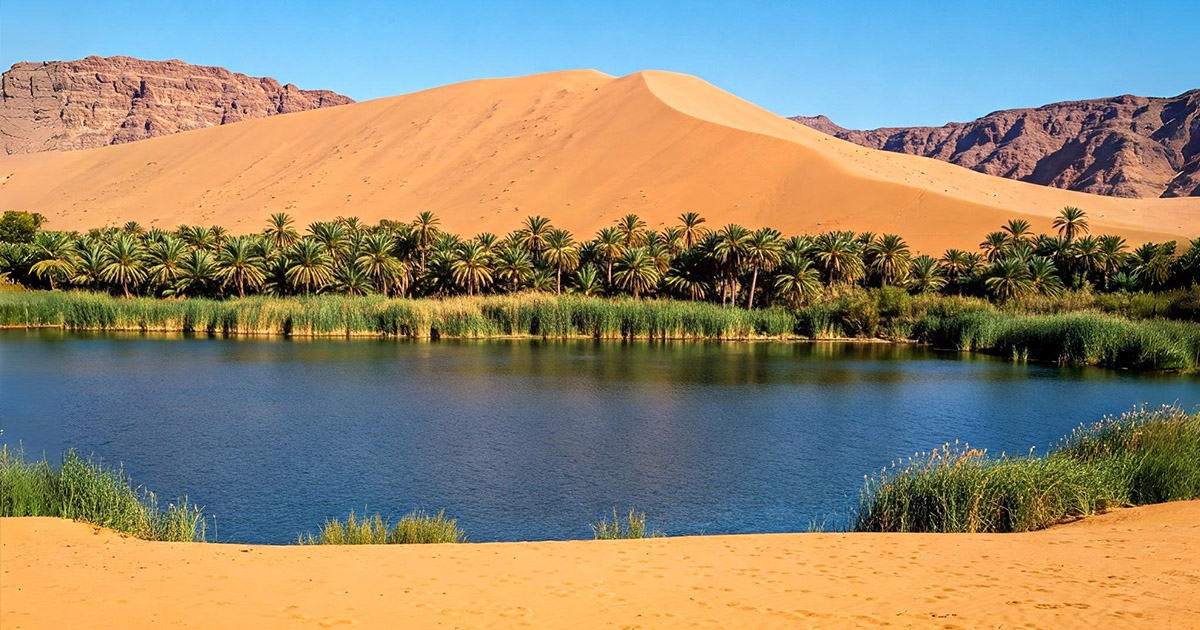 Meglepő módon a forró Szahara közepén 18 tó is található. Hogyan lehetséges ez, ha több száz kilométeren keresztül nincs élet?