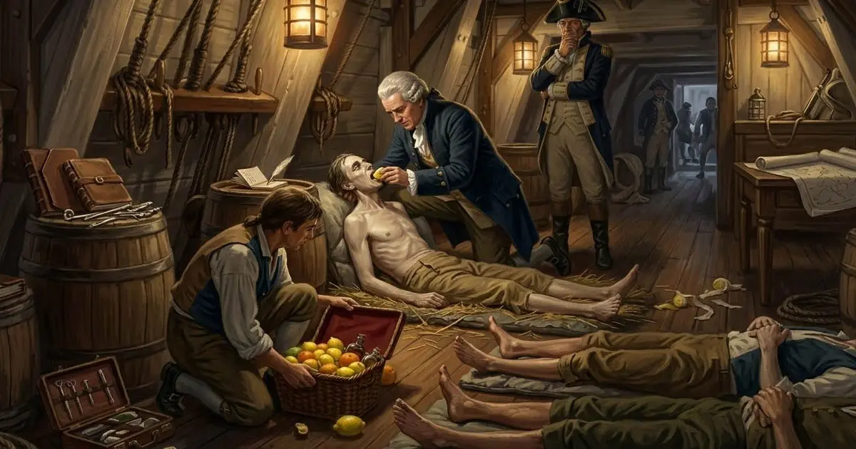Hogyan mentette meg egy hajóorvos kísérlete a tengerészeket egy szörnyű betegségtől