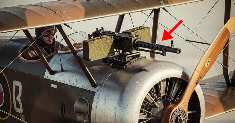 A repülőgépek légcsavarjának titka: Így működtek a géppuskák!