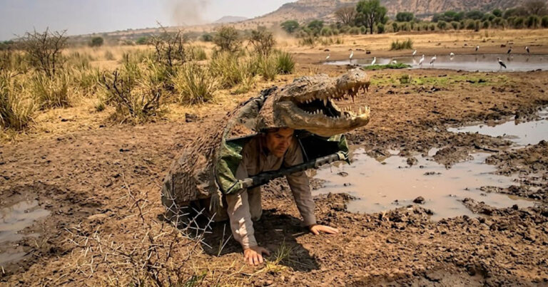 A zoológus krokodilnak öltözött, és bemászott a krokodilok közé. Hogyan ért véget a veszélyes kísérlet?