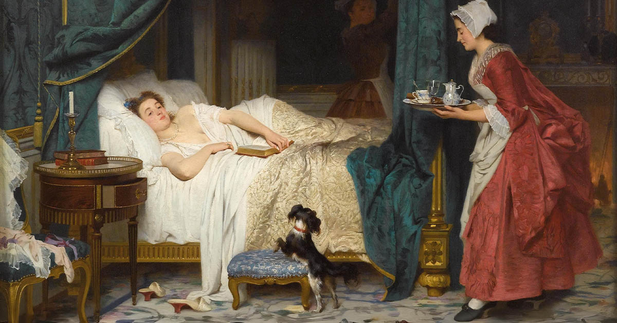 Mitől fáradt el egy arisztokrata hölgy, akire még a ruhát is mások adták fel és igazából csak mosolyognia kellett?