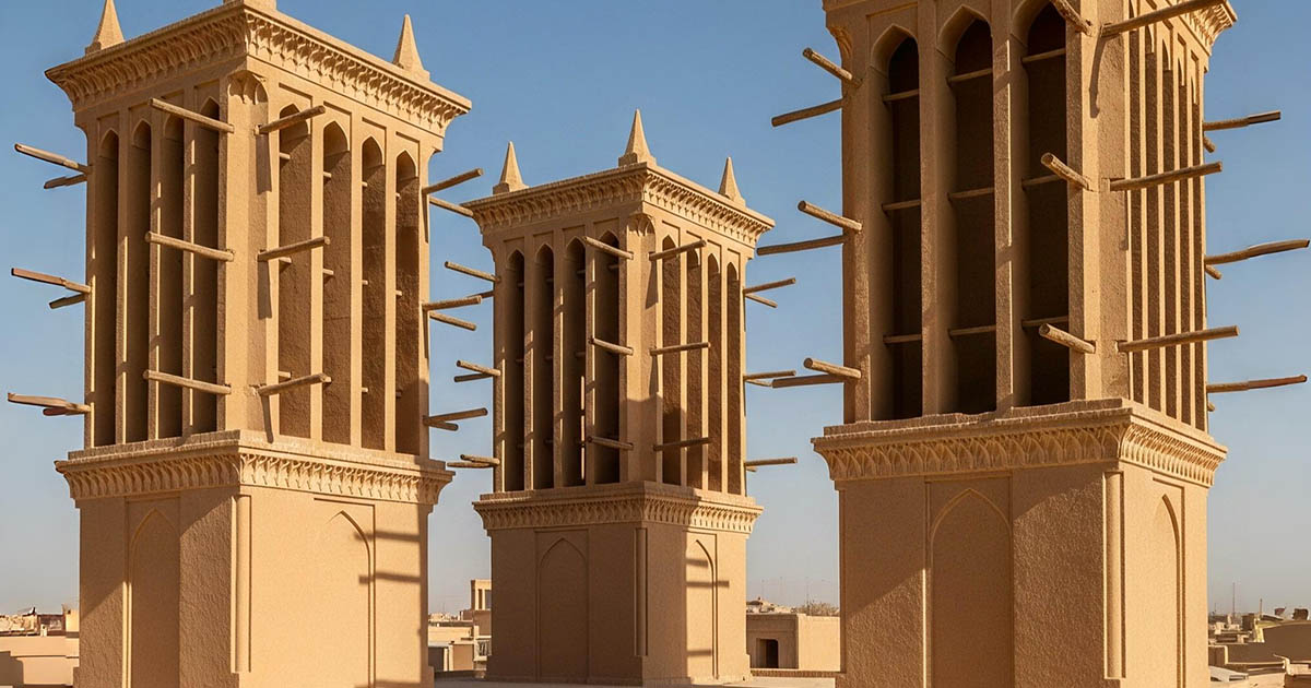 Badgir: hogyan védekeztek a pokoli hőség ellen az ókorban