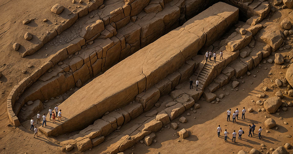 Az ókori Egyiptomban talált óriás obeliszk rejtélye: A tudósok elmagyarázzák, miért nem fejezték be soha