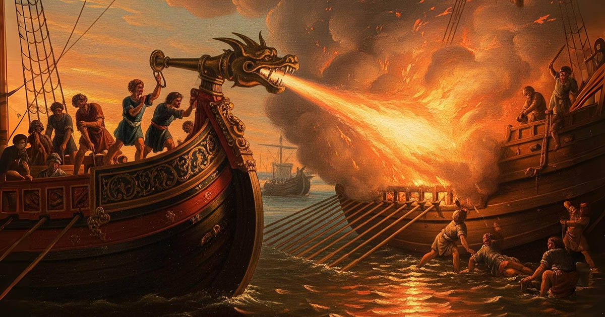 Görög tűz – Egy ősi isteni fegyver, aminek az összetevőit magukkal vitték a sírba