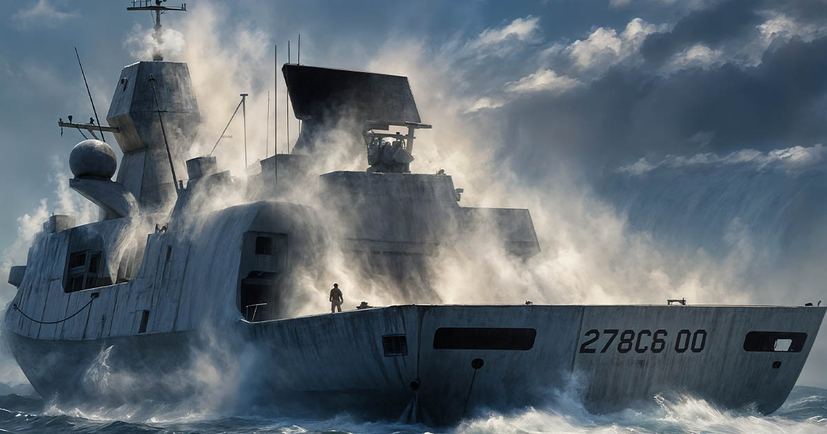 Miért locsolják tengervízzel a hadihajókat?