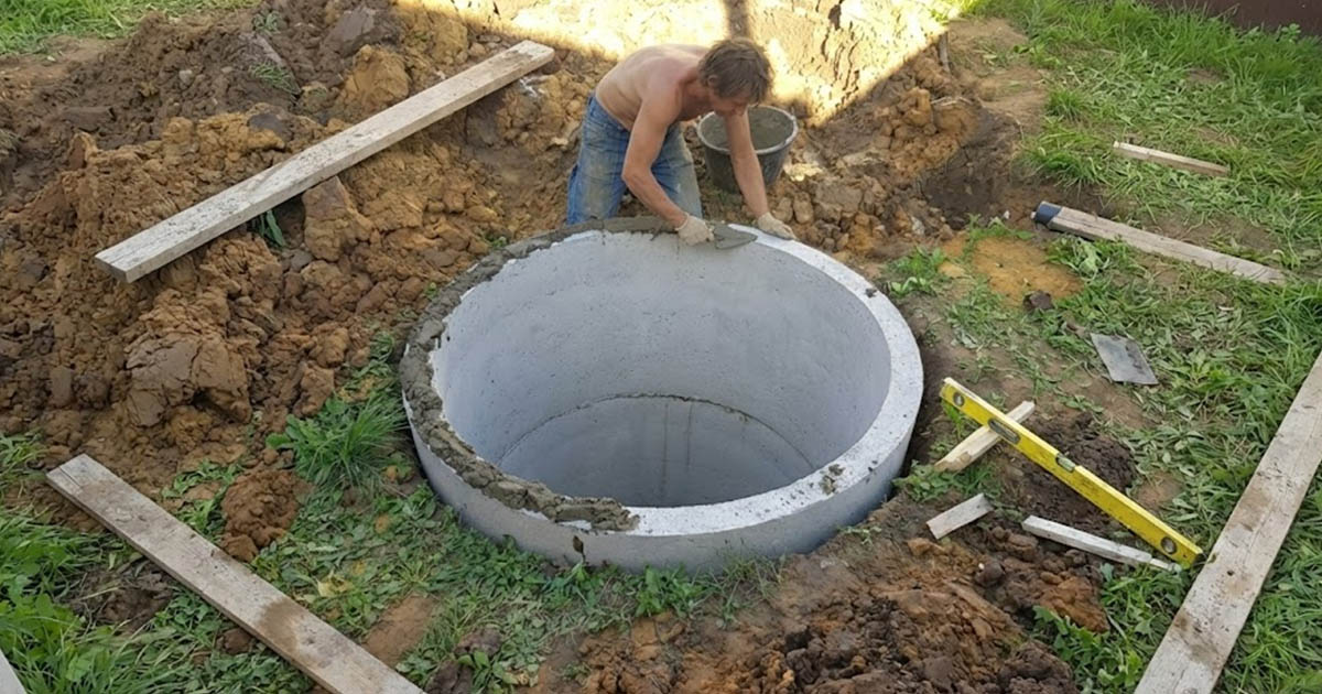 A szomszéd egy nagy betongyűrűt tett a kertjébe: senki sem értette, mire való, míg el nem kezdődött a burkolás. A fickó egy zseni