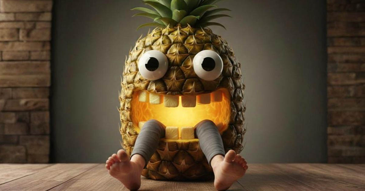 Tudtad, hogy ha megeszel egy ananászt, az valójában megeszik téged?