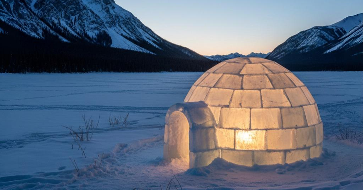 Miért nem olvadnak el az eszkimó igluk, pedig belül melegek?