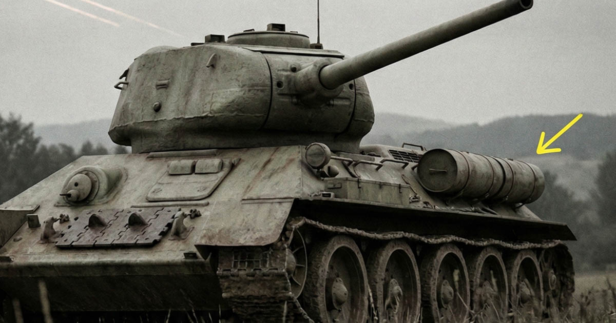 Tartályok voltak ezek vagy sem? Mi volt valójában a legendás T-34 harckocsi oldalán lévő hengerekben?