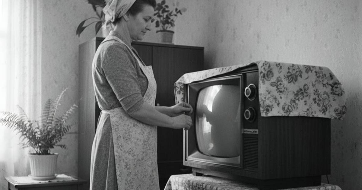 Miért takarták le régen az emberek a tévéképernyőiket ruhával?