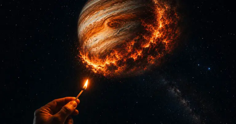 A döbbenetes válasz: Lángra kapna a Jupiter egy gyufától?