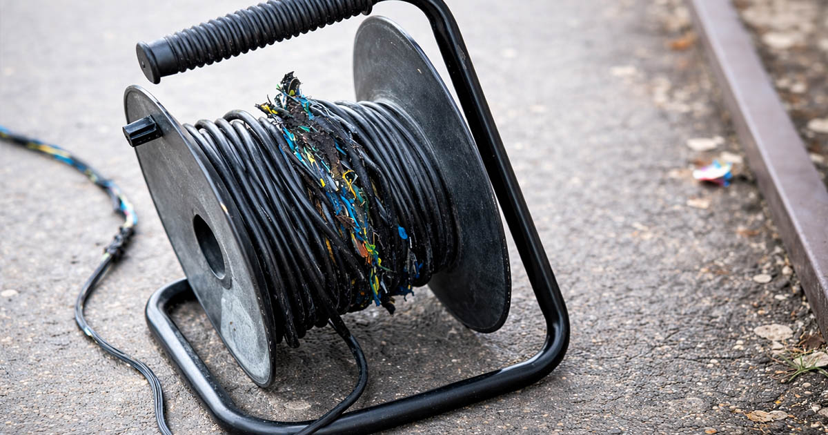 Miért olvad meg a kábel a hosszabbító kábeldobon?