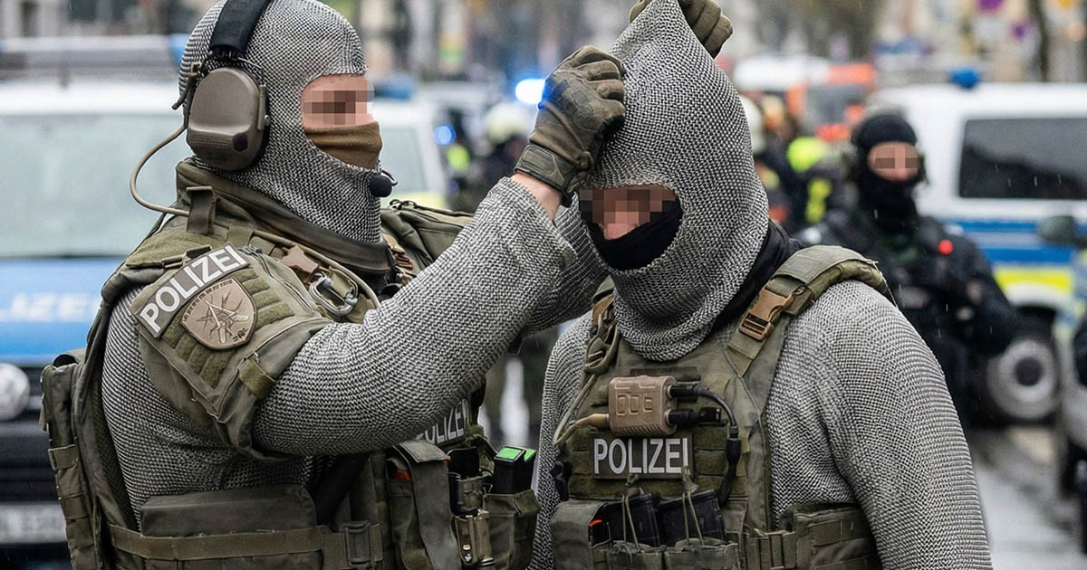 Miért viselnek a német különleges erők középkori láncinget a 21. században?