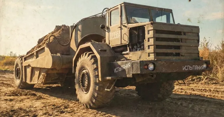 Egy furcsa, különleges jármű a Szovjetunióból, amely két részből áll