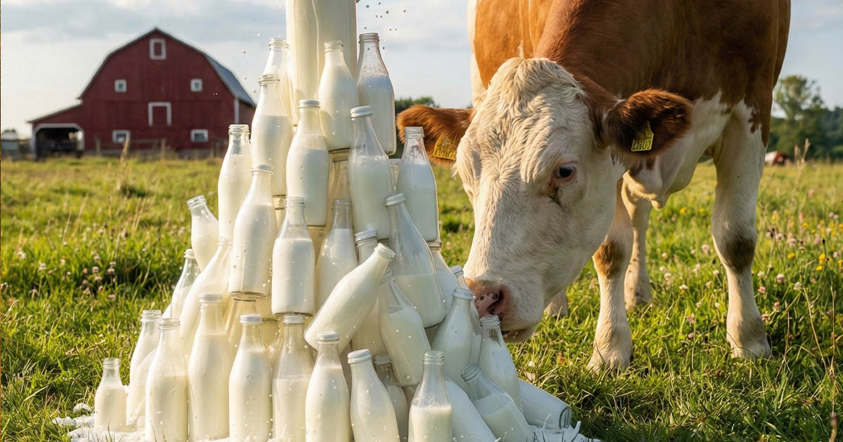 Honnan jön ennyi tej és vaj a boltokba, ha egyetlen tehenet sem látunk?