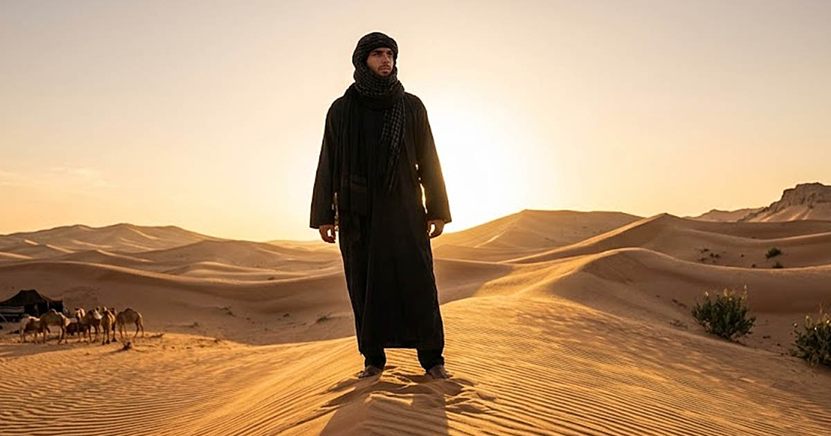 Miért viselnek a sivatagban élő beduinok fekete ruhát, annak ellenére, hogy így gyorsabban melegszenek fel a napon?