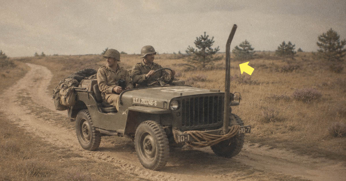 Miért erősítettek vasrudakat az amerikaiak a dzsipjeik lökhárítójára a második világháború idején?