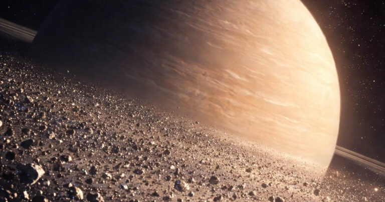 Miért laposak a Szaturnusz gyűrűi? Nem kellene mindenhol törmeléknek lennie, mint egy felhőnek?