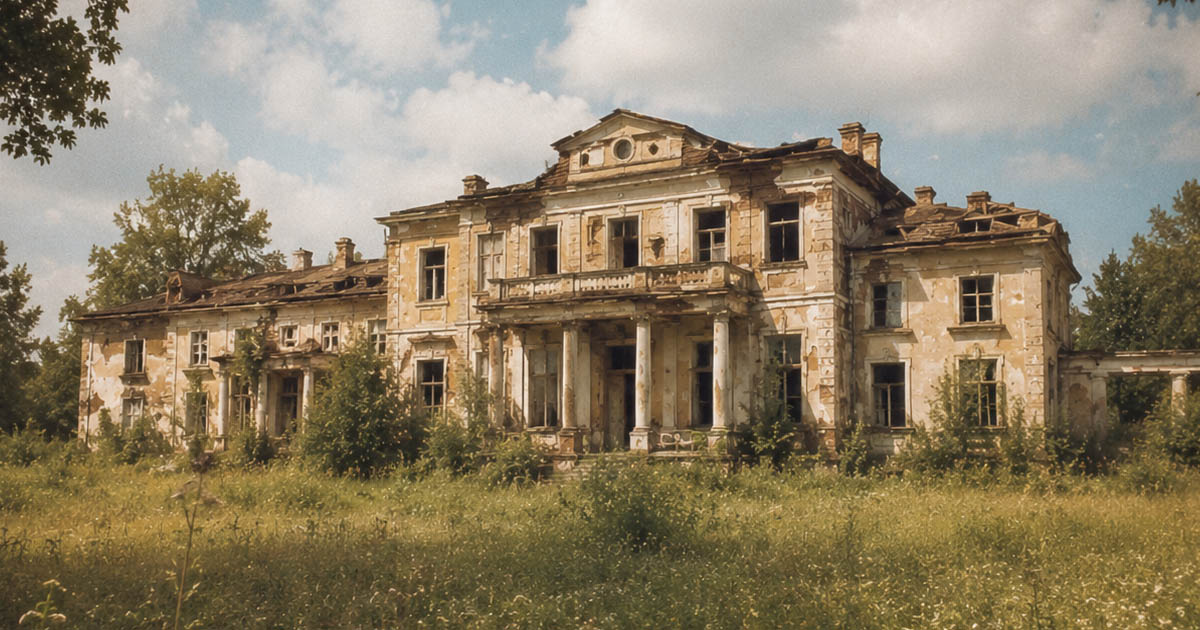 17 évvel ezelőtt egy nő megvette egy palota romjait. Hogyan néz ki most?