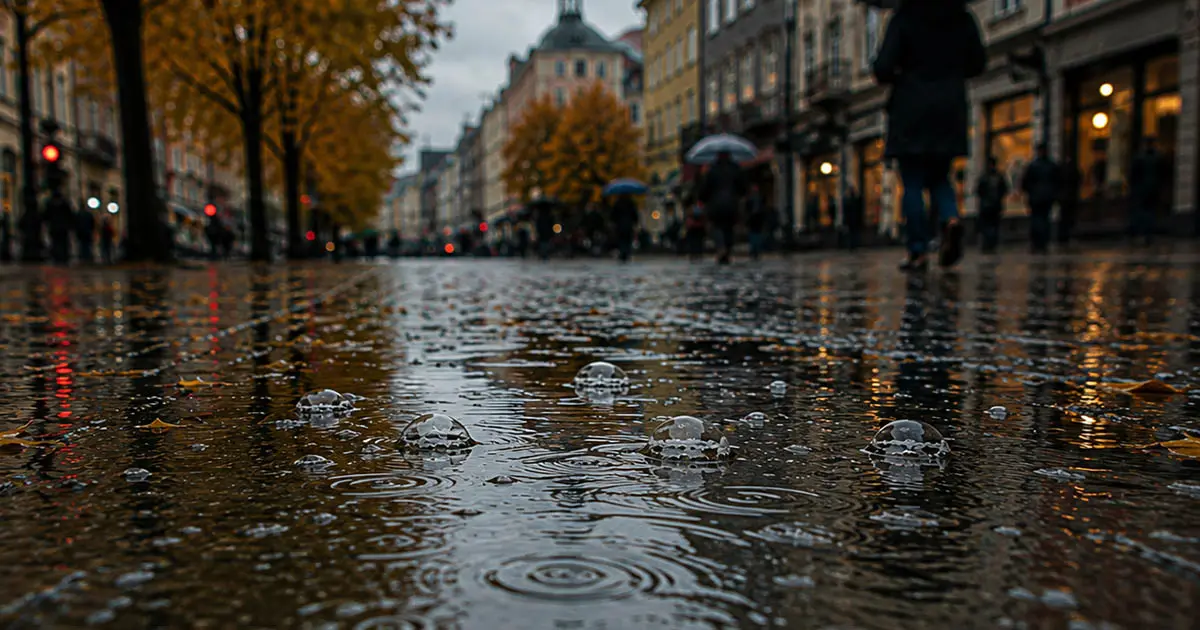 Miért jelenti az, hogy ha egy pocsolyában a víz buborékol, akkor sokáig fog esni, de ha nem, akkor hamarosan véget ér?